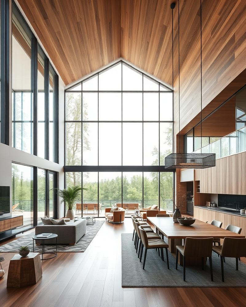 Šiuolaikiškas gyvenamasis interjeras