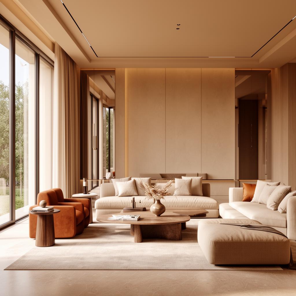 Modernus gyvenamasis interjeras